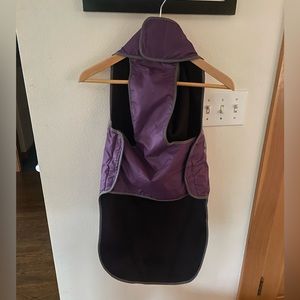 My Pet purple rain jacket for large dog
